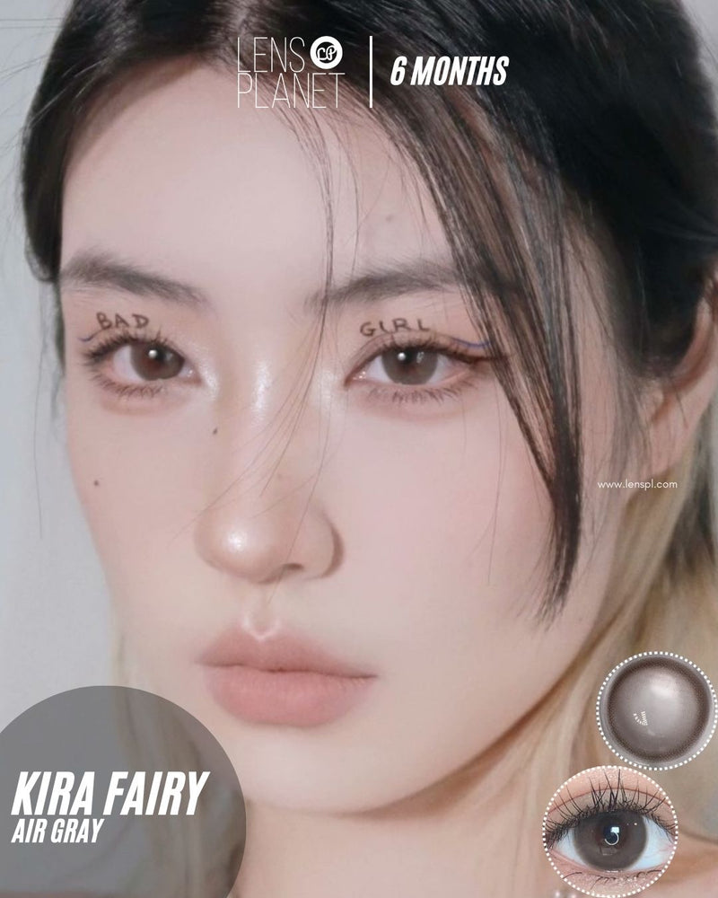 Kira Fairy Air Gray Colored Contacts 6months Wear 1pc