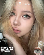 Serltyca Coyote Gray Colored Contacts Daily Wear/6pcs