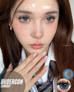 Budercon Cowboy Blue Colored Contacts Yearly Wear / 1pc
