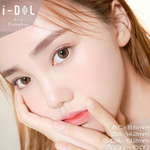 I-DOL Roze Airy Pumpkin Brown Colored Contacts 1month Wear I 1pcs/box