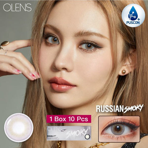 OLens Russian Smoky Gray Colored Contacts 1 Day 10pcs/box