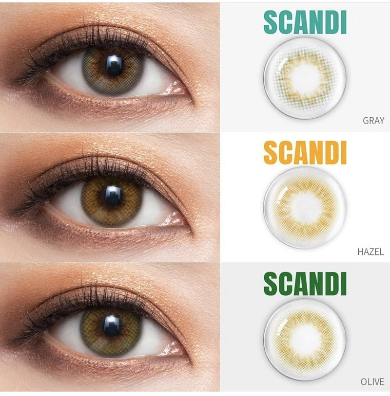 OLens Scandi 1Day Hazel Colored Contacts Daily Wear  20pcs