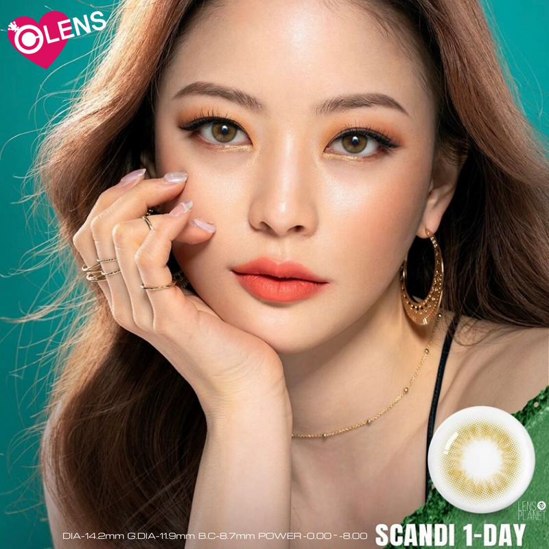 OLens Scandi Olive Colored Contacts 1day (10pcs/Box)