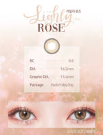 Lenstown Lighly Rose One Day Beige Colored Contacts Daily Wear 30pcs