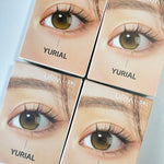 URIA i-DOL Yurial Earl Grey Contacts Yearly Wear 1pcs/box