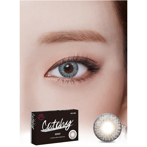 Lens Very Catchy Gray Colored Contacts 3Months Wear I 1pcs/box