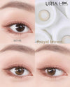 URIA i-DOL Yurial Royal Brown Contacts Yearly Wear 1pcs/box