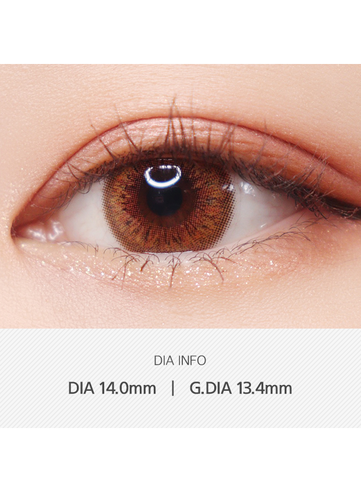 Lens Very Vanity Brown Colored Contacts 3Months Wear I 1pcs/box