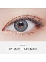 Lens Very Smooth Gray Colored Contacts 3Months Wear I 1pcs/box