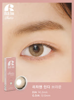 Ann365 Rich Ann Collection Indie Brown Colored Contacts Daily Wear / 6pcs