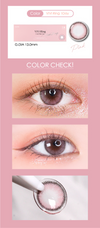 OLens Vivi Ring Pink Colored Contacts 1 Day / 10pcs