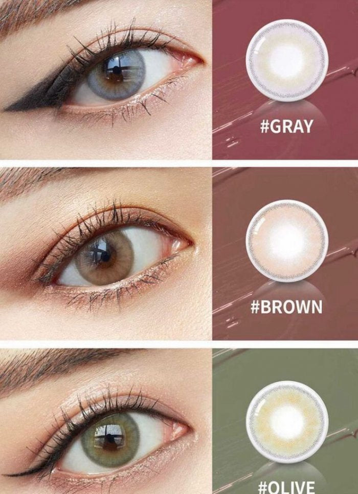 OLens Russian Smoky Gray Colored Contacts 1 Day 10pcs/box