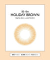 Ann365 Mix Ann Color Holiday Brown Contacts Monthly Wear 2pcs