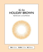 Ann365 Mix Ann Color Holiday Brown Contacts Monthly Wear 2pcs