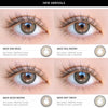 URIA i-DOL Made Real Brown Contacts Yearly Wear 1pcs/box
