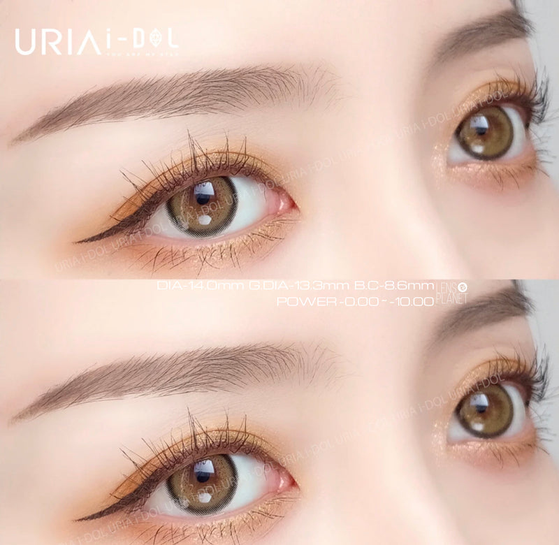 URIA i-DOL Made Skin Beige Contacts Yearly Wear 1pcs/box