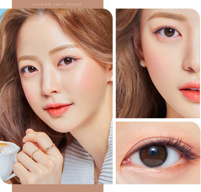 OLens Vivi Ring Choco Colored Contacts 1 Day I 20pcs/box