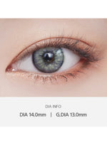 Lens Very Very Tok Gray Colored Contacts Monthly Wear I 2pcs/box