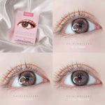 URIA i-DOL Nana View Laura Brown Contacts Yearly Wear 1pcs/box