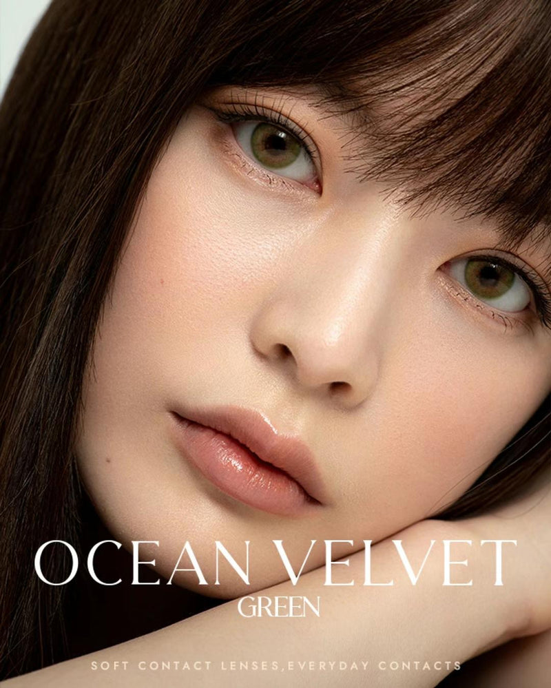 OLens Ocean Velvet Olive Colored Contacts 1 Day 10pcs/box