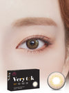 Lens Very Very Tok Brown Colored Contacts Monthly Wear I 2pcs/box