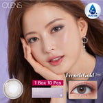 OLens French Gold Gray Colored Contacts 1 Day 10pcs/box